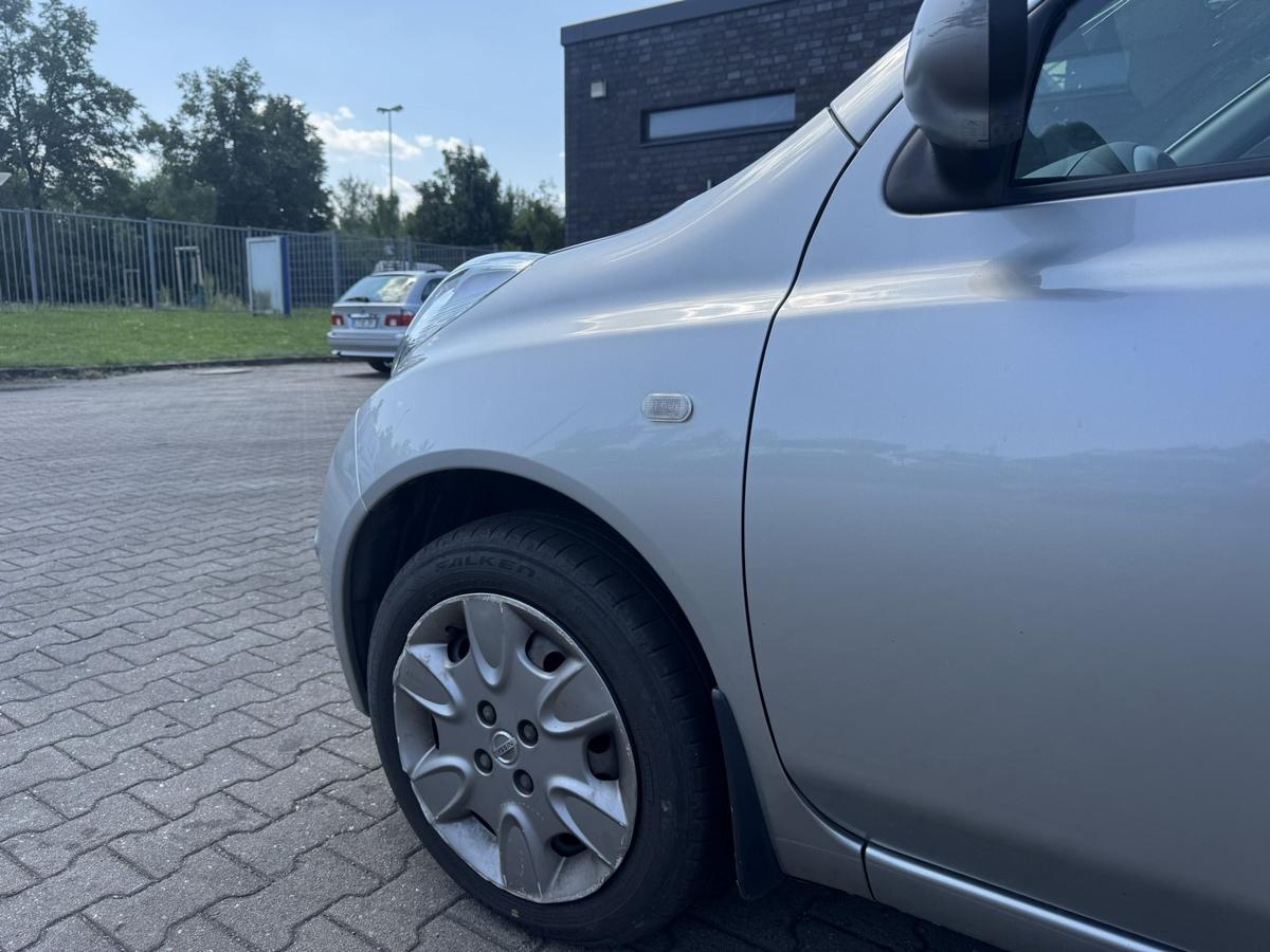 Nissan Micra K12 original Kotfl&uuml;gel vorn links KY0 Sporty Silver Metallic Bj.2009